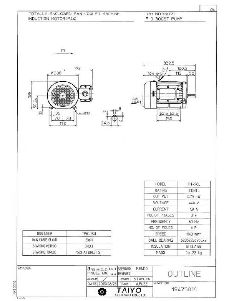 Electric Motor Details | PDF