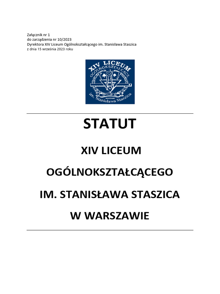 Otwórz (STATUT - Do - BIPu PDF | PDF