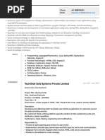 Java Spring Boot Resume Example | PDF | Software Development | Cloud ...