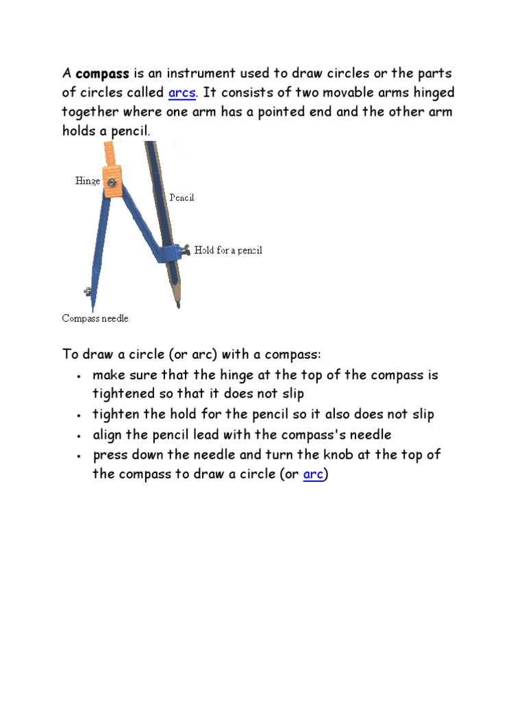 Constructing A Circle | PDF