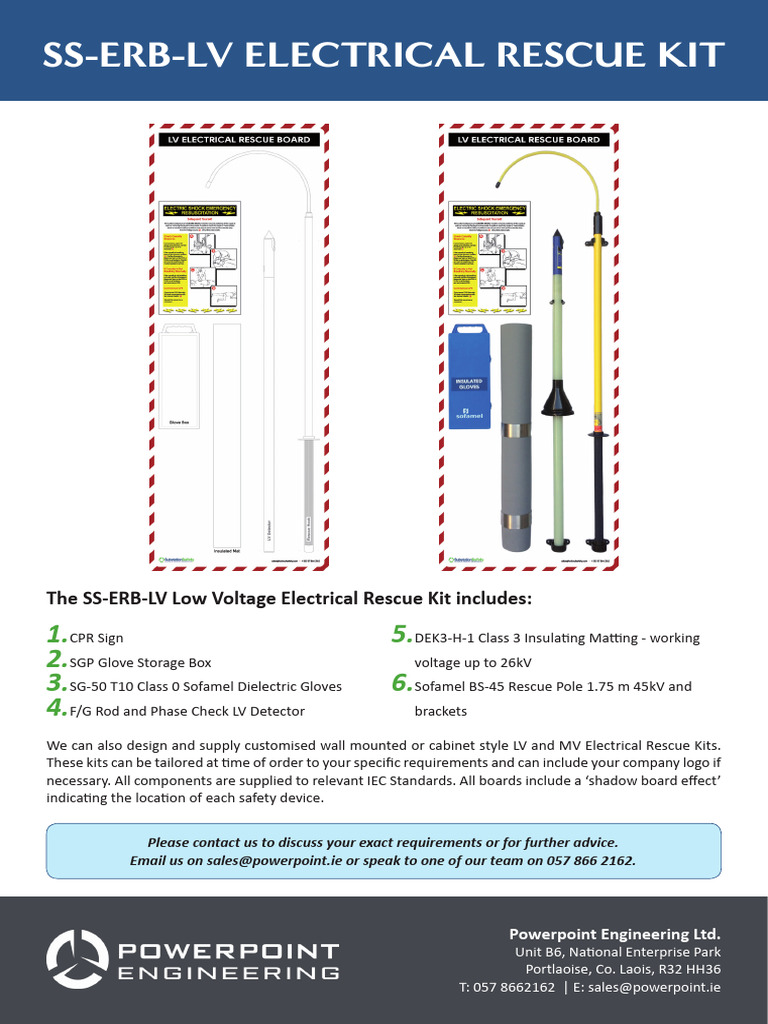 SS ERB1 LV Electrical Rescue Kit | PDF
