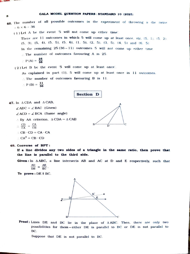 Maths Gala Paper 2 Solutions Page 5 | PDF