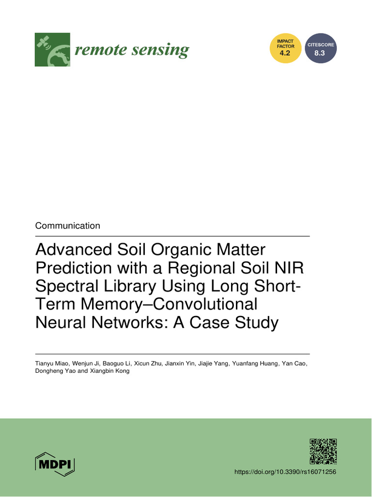 Remotesensing 16 01256 With Cover | PDF | Artificial Neural Network ...