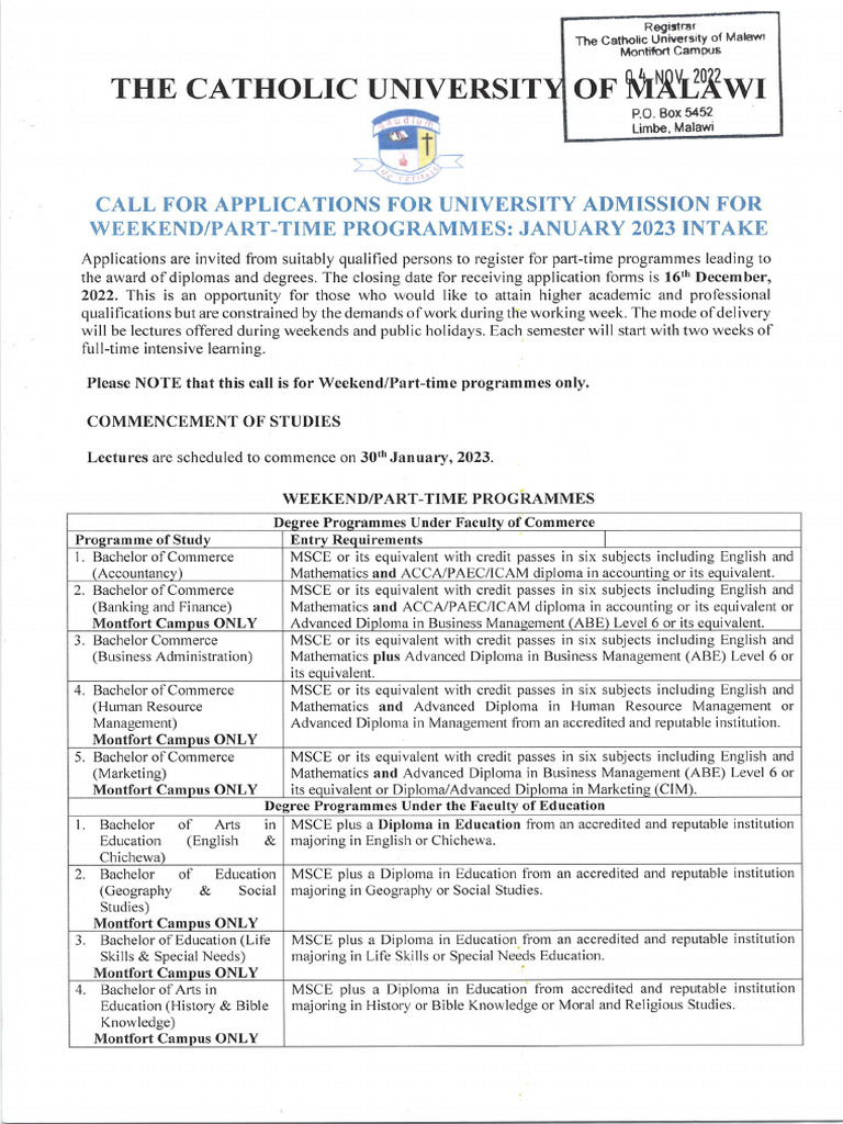 2023 Intake Weekend Advert 1 | PDF