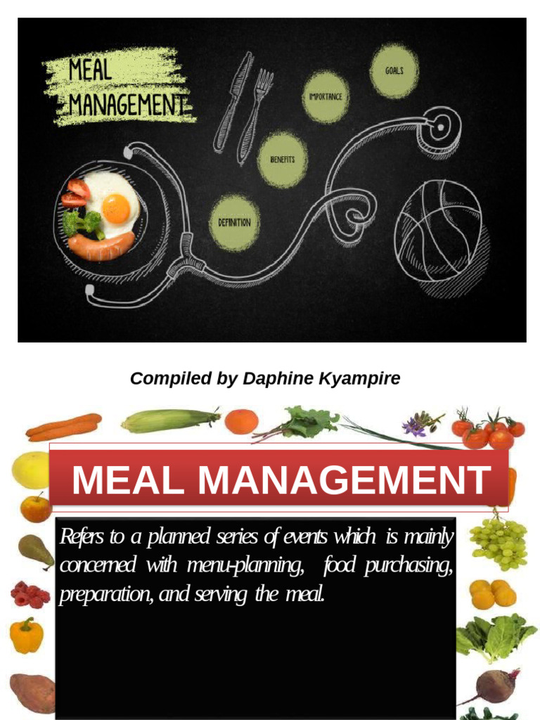 Effective Meal Management Strategies | PDF | Menu | Meal
