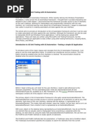 Introduction to UI Unit Testing With UI Automation