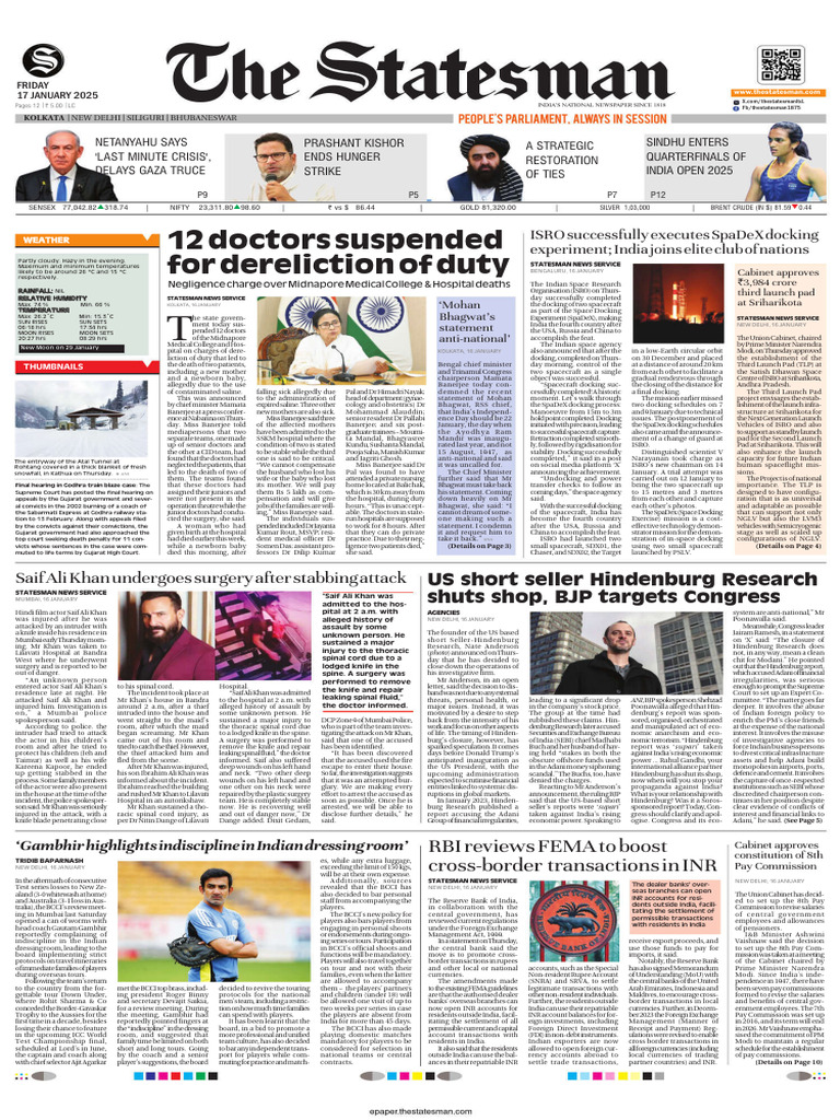 The_Statesman_Kolkata_17012025 PDF