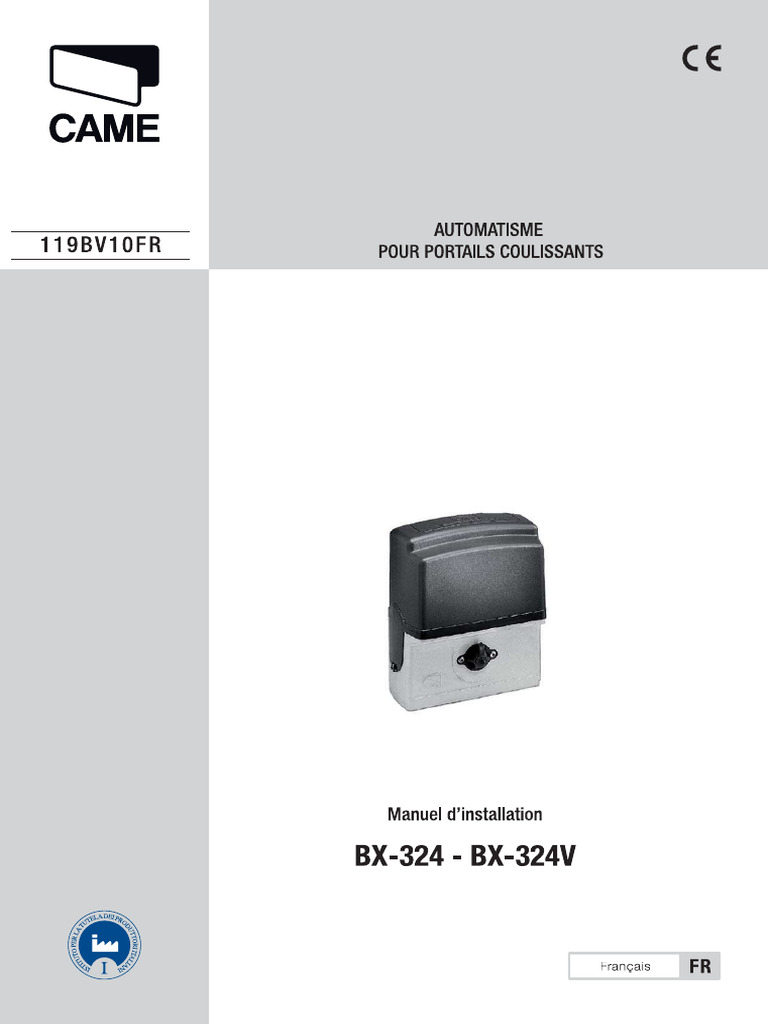 CAME Notice ZN4Fr PDF — free download