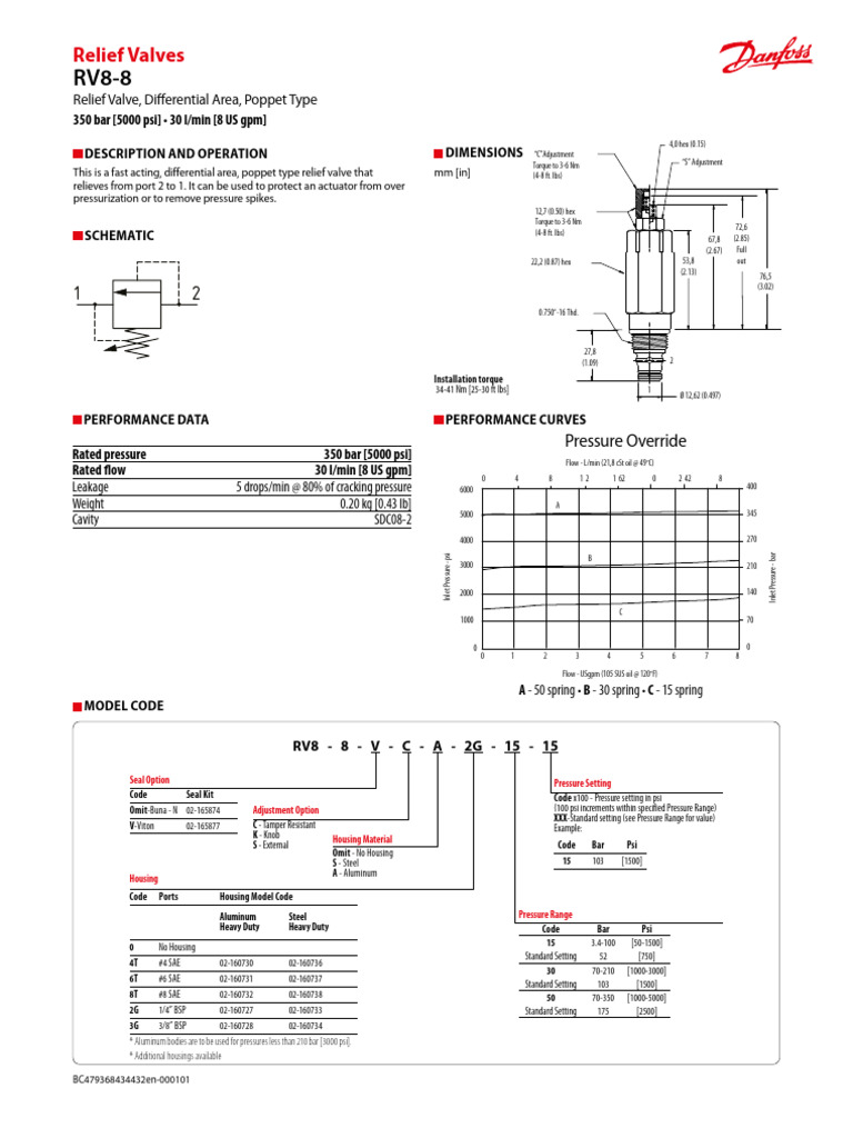 RV8-8 BC479368434432en-000101 | PDF | Valve | Mechanical Engineering