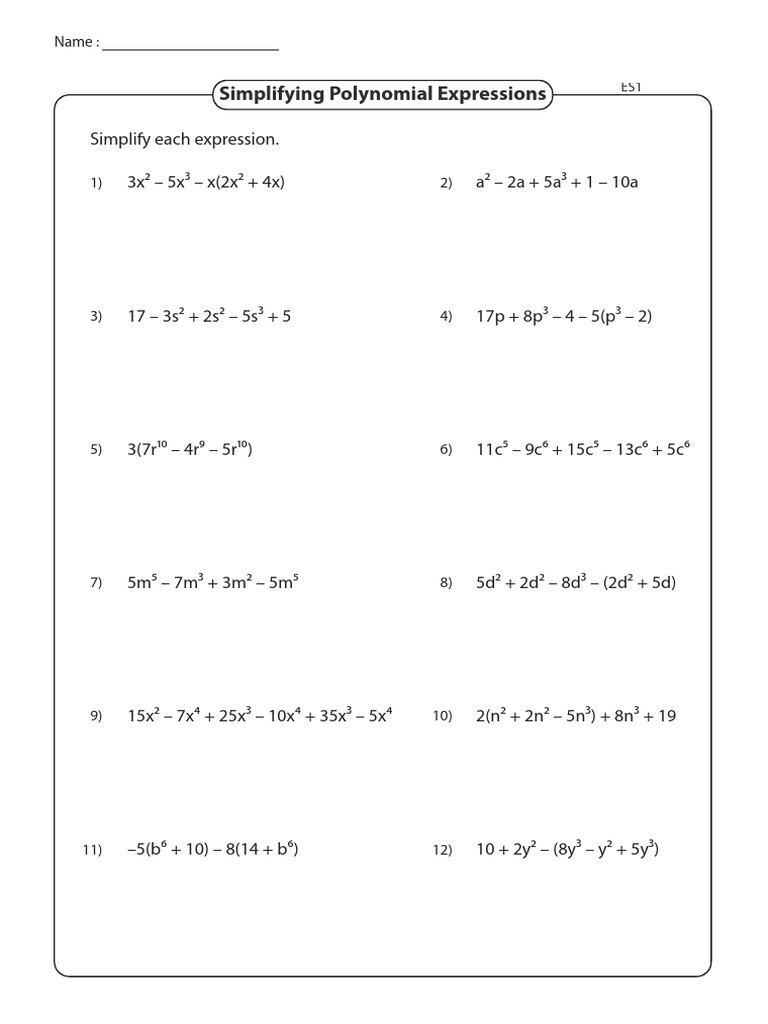 Algebra 7 | PDF