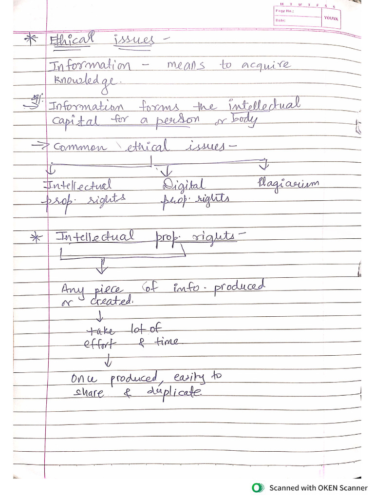 Ethical Issues Notes | PDF