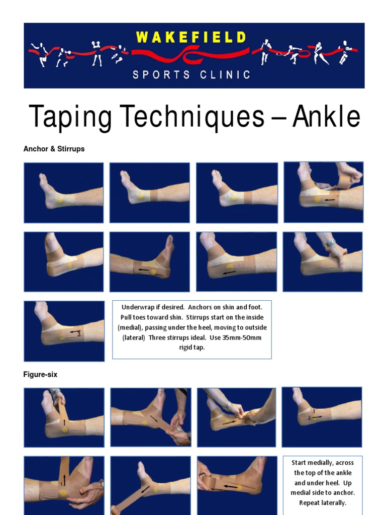 Taping Techniques Ankle PDF