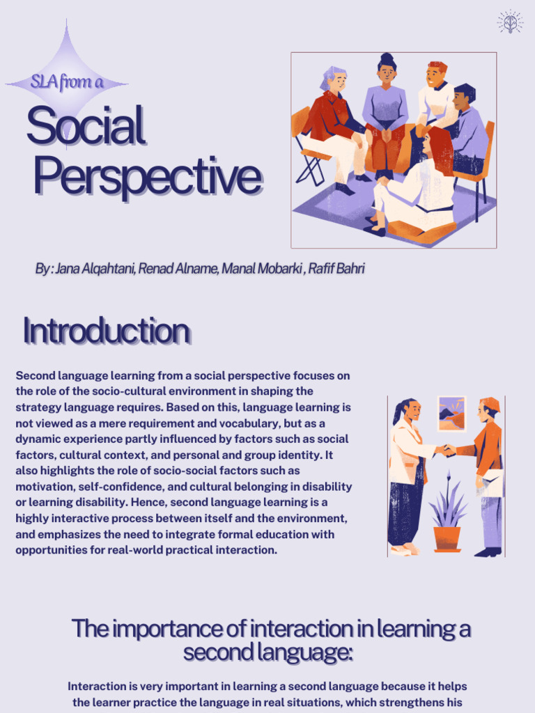 Social Factors in Second Language Learning | PDF | Second Language ...
