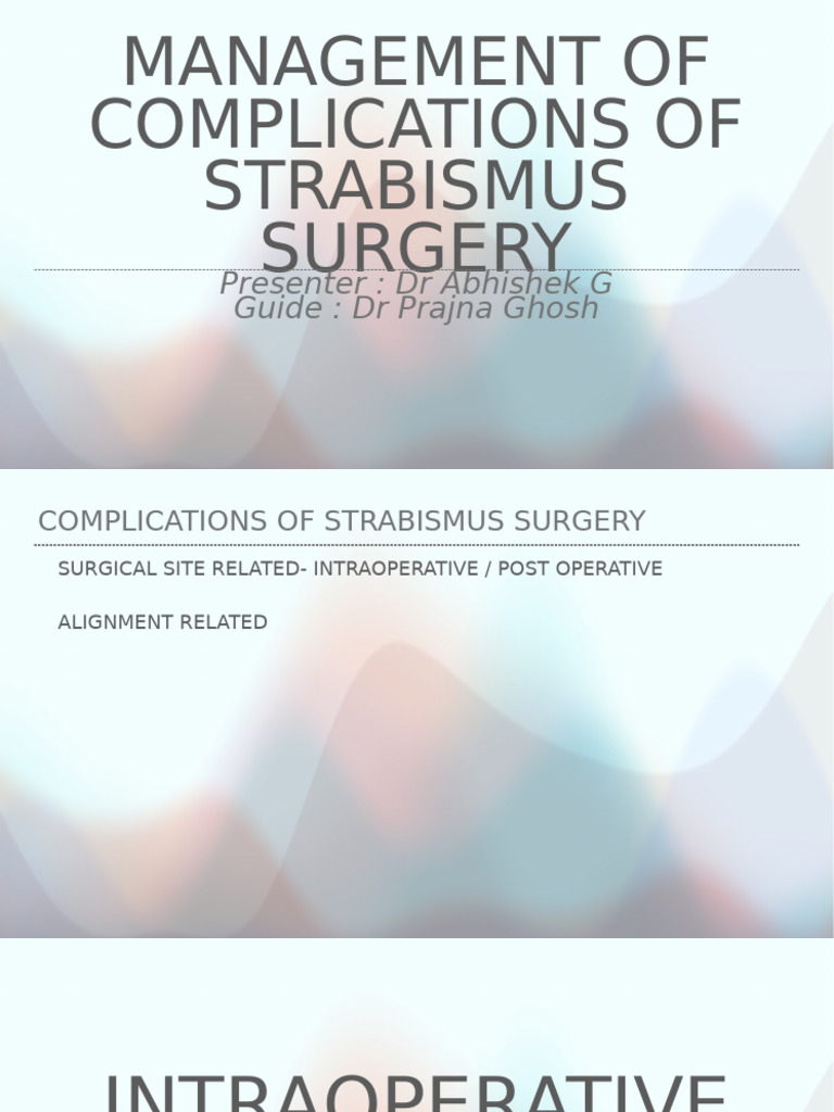 Presentation 7 Pdf Surgery Medical Specialties