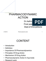 Pharmacodynamic Action Mechanisms and Effects