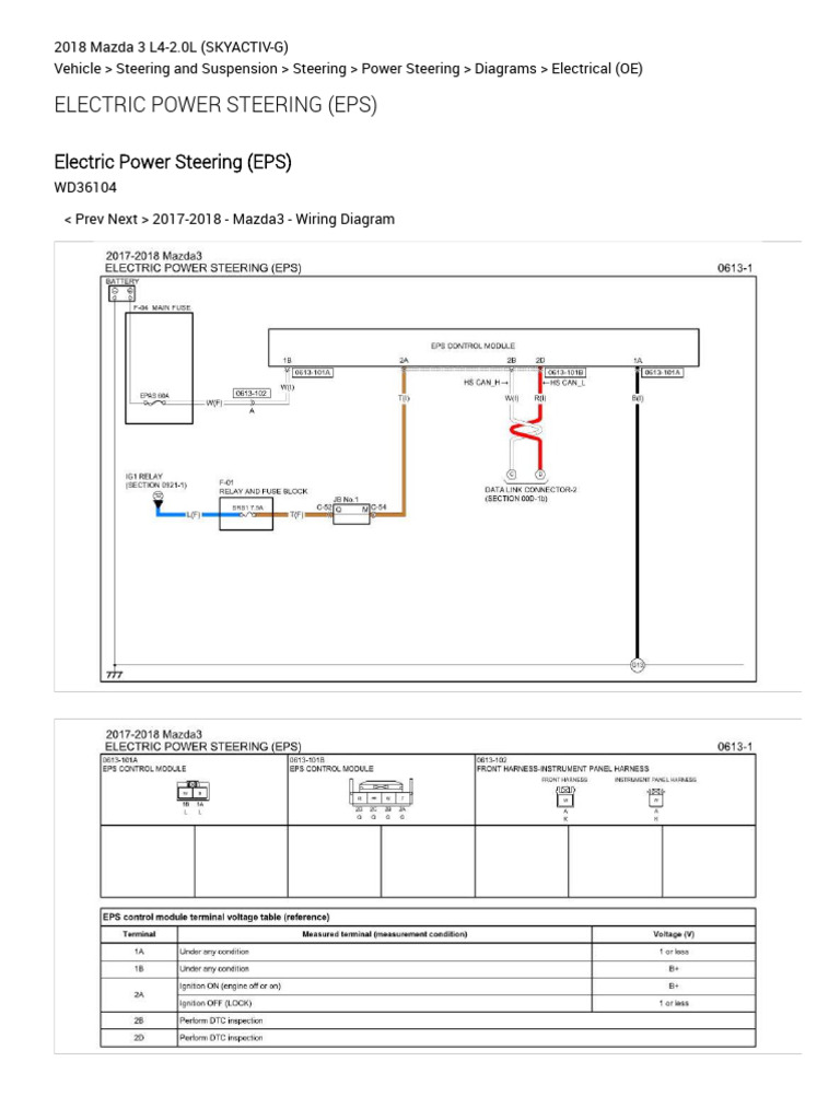 Electric Power Steering (EPS) (Power Steering) | PDF