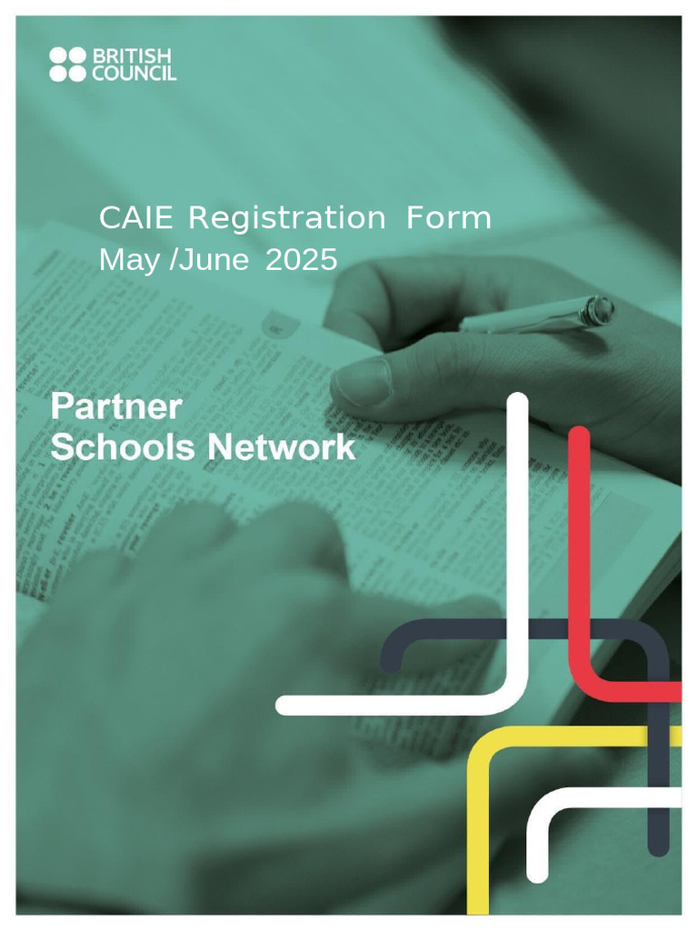 CAIE Registration Form for 2025 | PDF | Passport