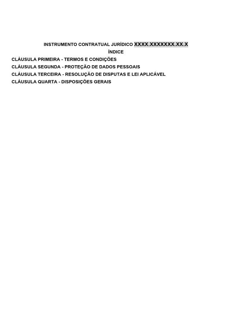Numeração de Cláusulas em Contratos Word | PDF