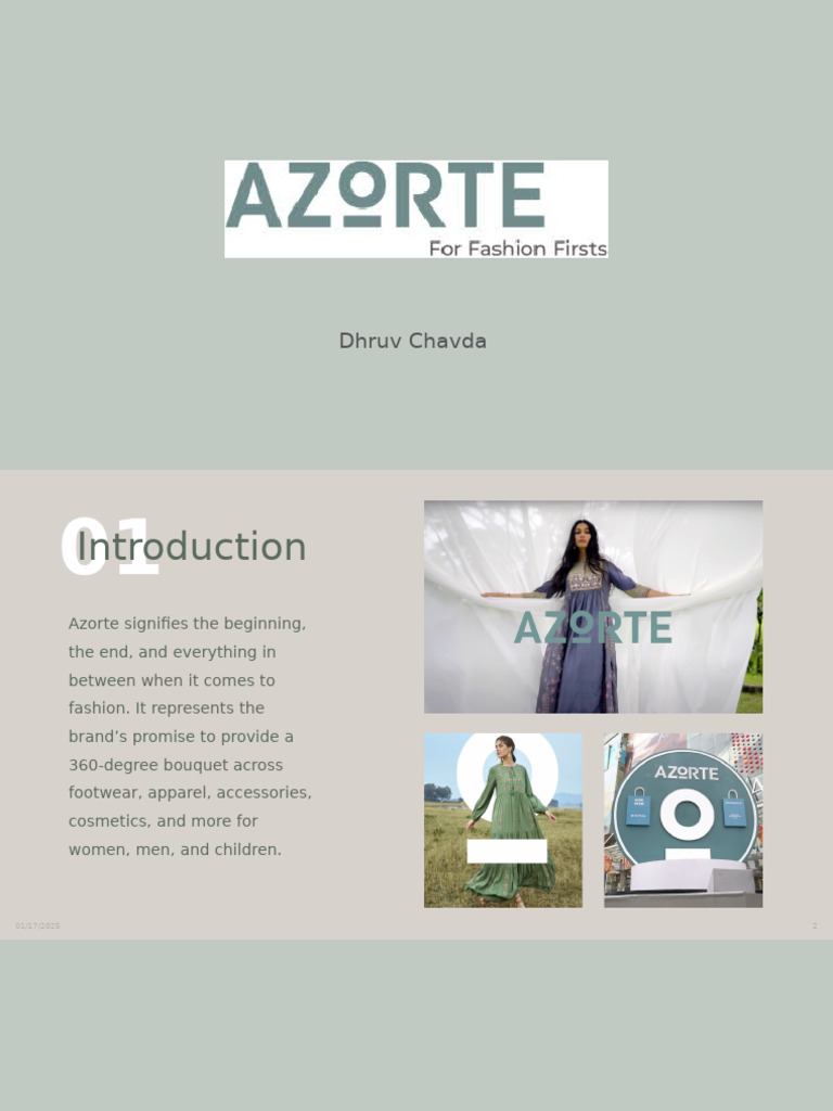 Azorte: Revolutionizing Retail Fashion | PDF | Retail | Brand