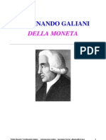 DELLA MONETA - Ferdinando Galiani. Libro