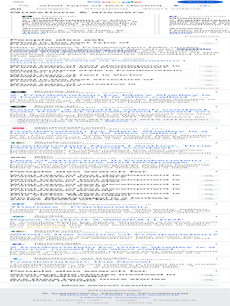 what-type-of-text-development-is-frankenstein-google-search-pdf