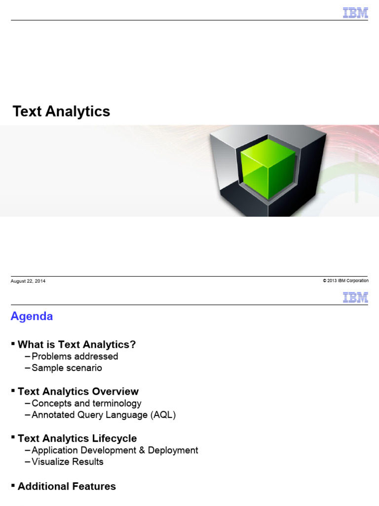 20_text_analytics | PDF | Analytics | Eclipse (Software)