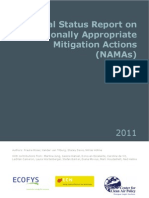 Annual Status Report On Nationally Appropriate Mitigation Actions (Namas)