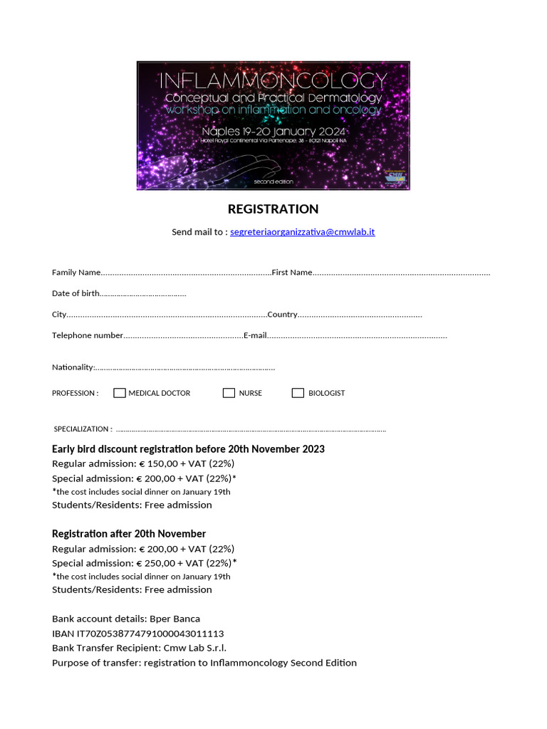 Registration Form | PDF