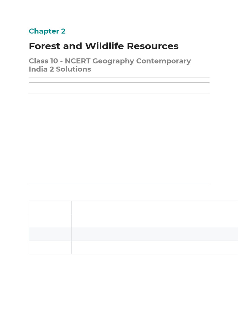 Chapter 2 Pdf Biodiversity Forests