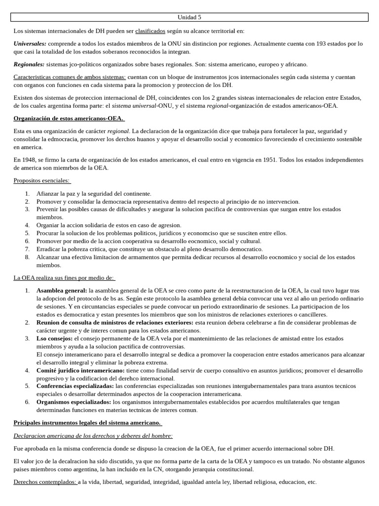 Unidad 5 | PDF | Convenio europeo de derechos humanos | Justicia