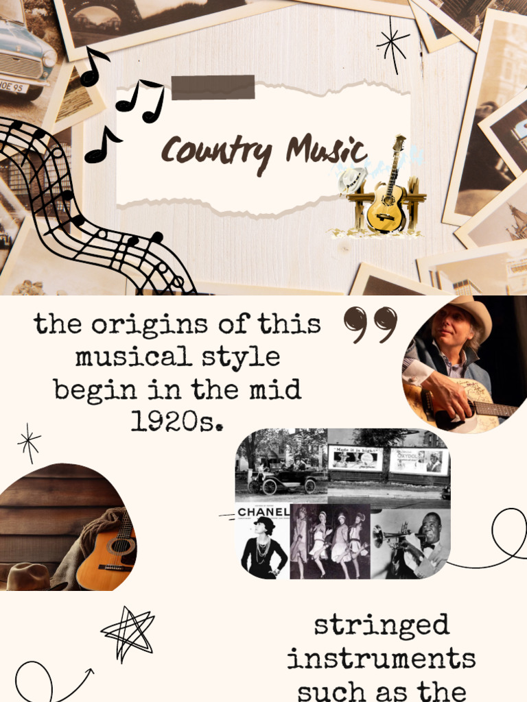 Origins and Evolution of Country Music | PDF