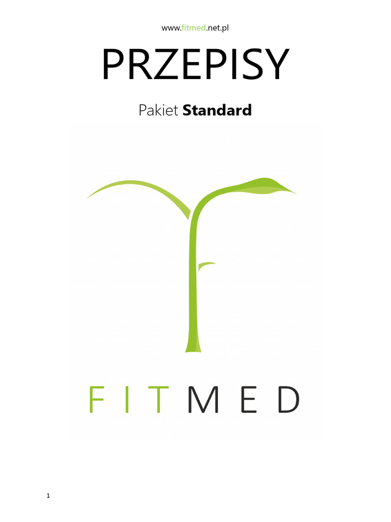 Przepisy FitMed standard | PDF