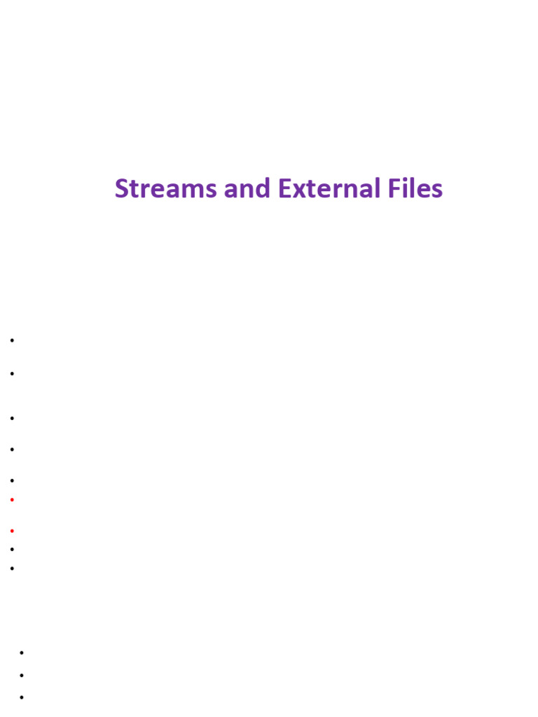 C++ File I/O: Streams and Functions | PDF | Computer File | Input/Output