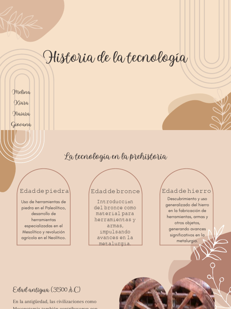 Historia de La Tecnología 20240321 190109 0000 | PDF