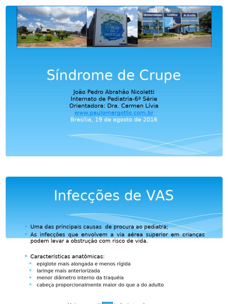 Entendendo a Síndrome de Crupe em Crianças | PDF | Medicina Clínica ...