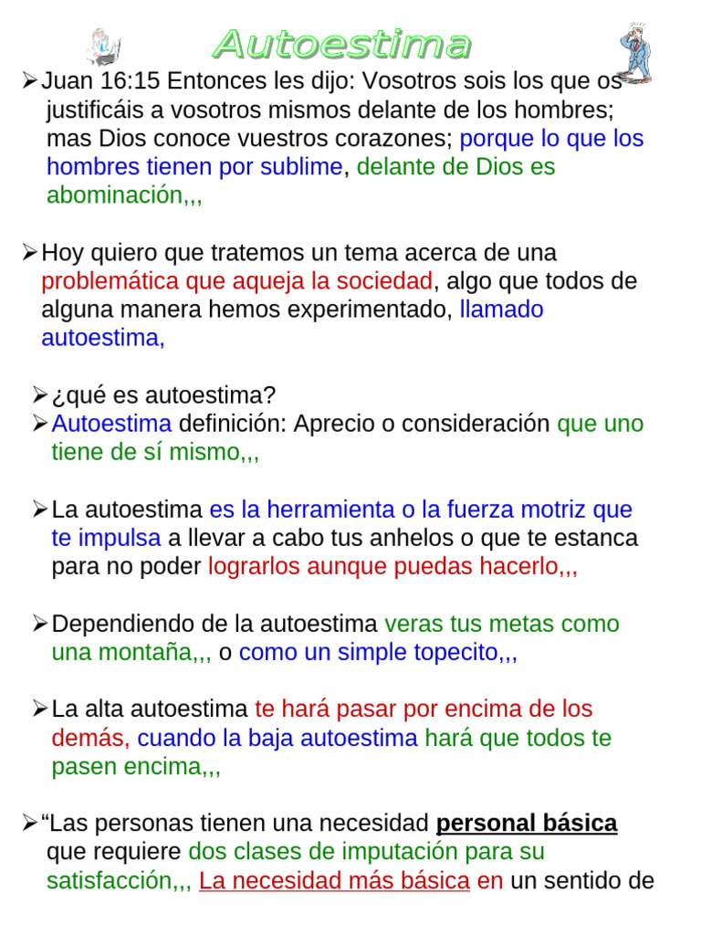 Autoestima: Claves para el Crecimiento Personal | PDF | Autoestima
