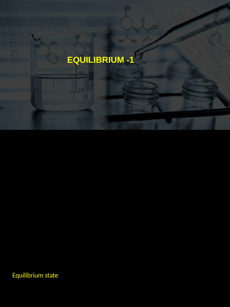 Equilibrium 1 | PDF