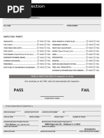 UBER Inspection Form PDF | PDF