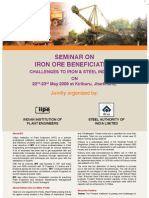 Seminar On Iron Ore Beneficiation: Jointly Organized by