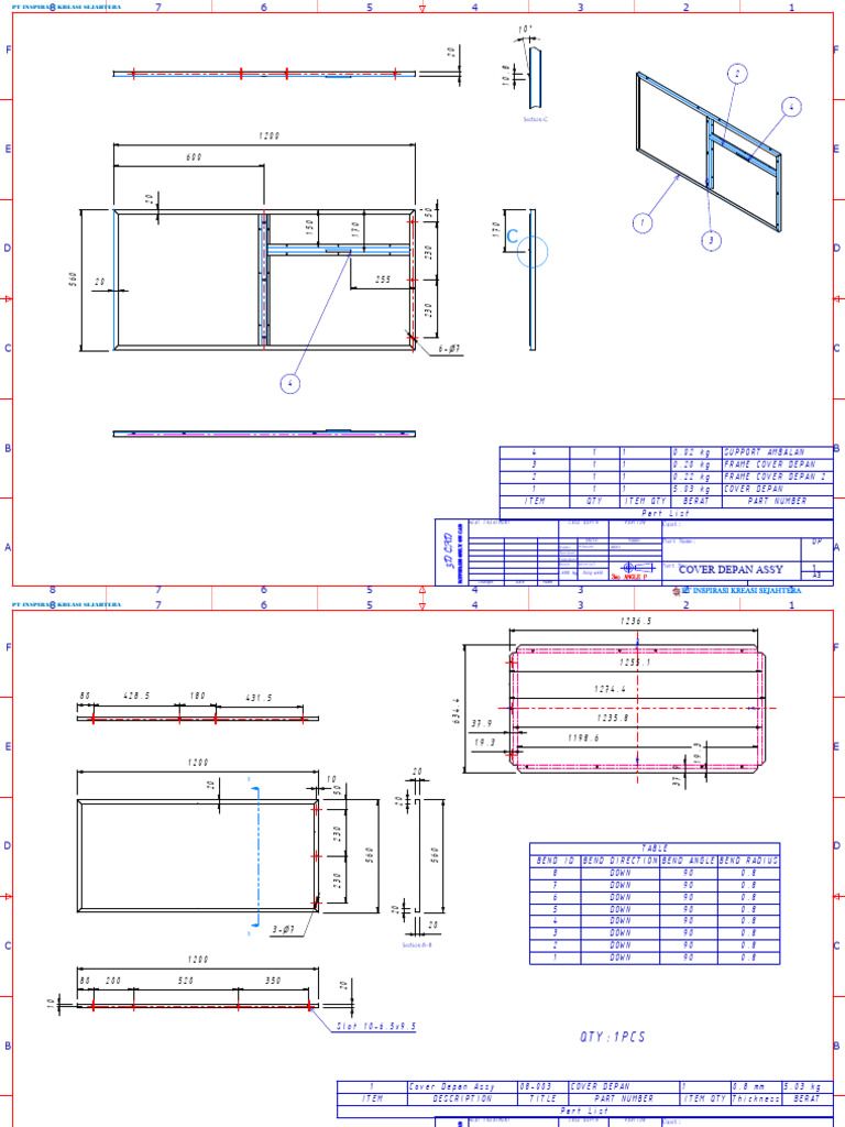 3D CAD Part Specifications and Lists | PDF | Mechanical Engineering ...