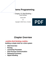 Systems Programming: - Chapter 10: Shell Building
