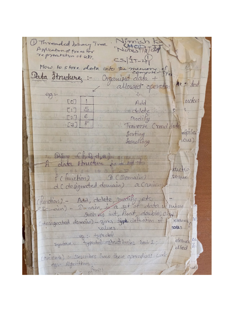 DSA Nimish Sir Notes | PDF