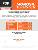 Benefícios do Morosil Booster Injetável | PDF | Colesterol | Cafeína