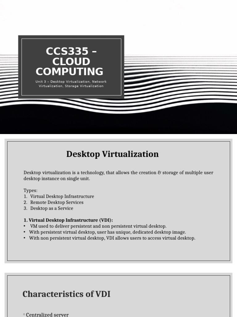Desktop, Network, and Storage Virtualization | PDF | Virtualization ...
