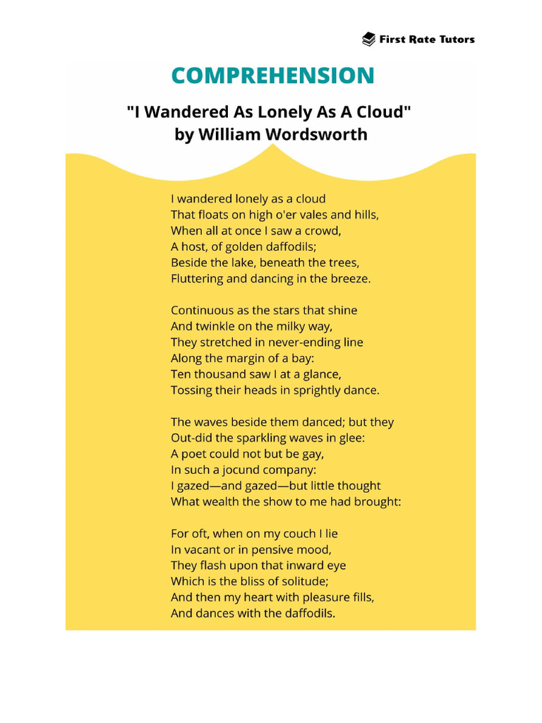 WEEK+1,+DAY+5+COMPREHENSION | PDF | Poetry