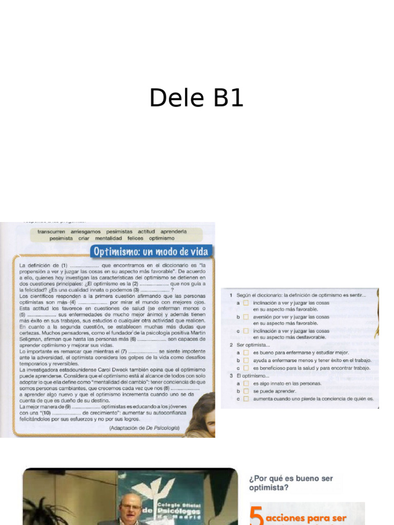 dele b1 | PDF