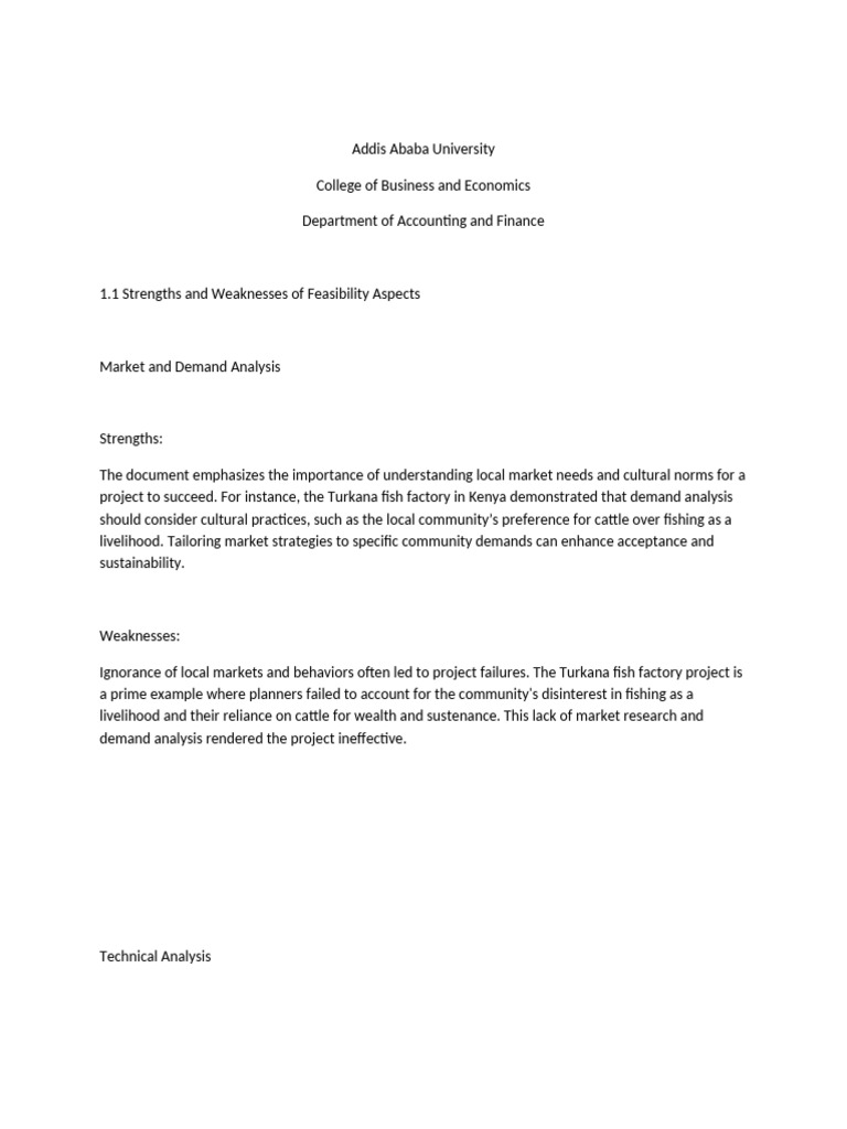 Feasibility study Evaluation | PDF | Feasibility Study | Evaluation