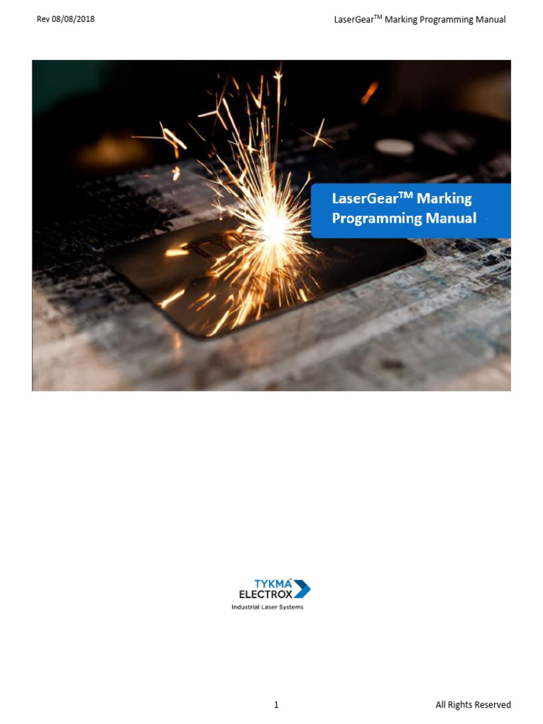 LaserGear Marking Programming Manual | PDF | Laser | Waves
