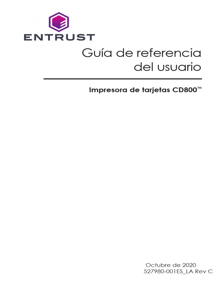cd800 User Reference Guide - Es | PDF | Impresora (Computación) | Diseño