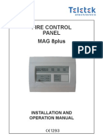 Fire Control Panel MAG 8plus: Installation and Operation Manual